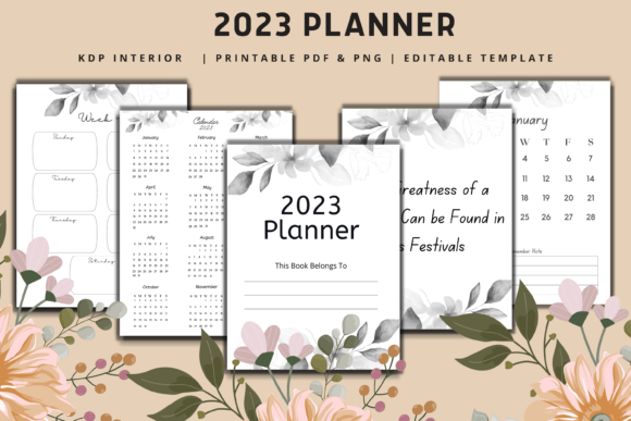 Download 2023 Planner | KDP Interior - Planner Collection