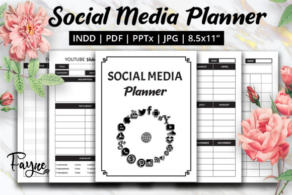 Download Social Media Planner | KDP Template - Planner Collection