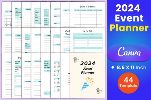 Download 2024 Event Planner Canva Interior - Planner Collection