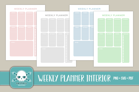 Download Weekly Planner Interior - Planner Collection