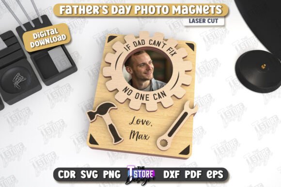 Download Father’s Day Photo Magnet | Gift Idea - Gift Collection