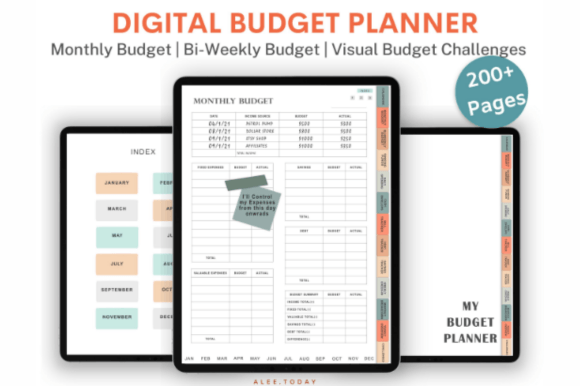 Download Digital Budget Planner,Financial Planner - Planner Collection