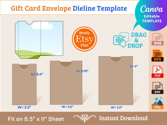 Download Gift Card Envelope Template - Gift Collection