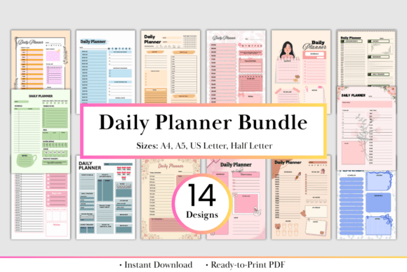 Download Ultimate Daily Planner Bundle - Planner Collection