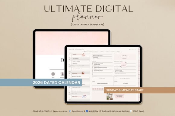Download All-in-One Digital Planner, GoodNotes - Planner Collection