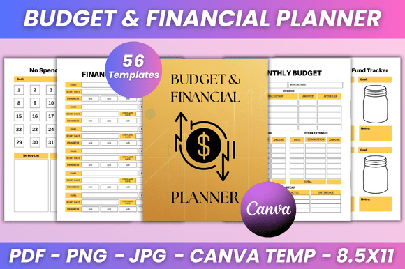 Download Budget &amp; Financial Planner Kdp Interior - Planner Collection