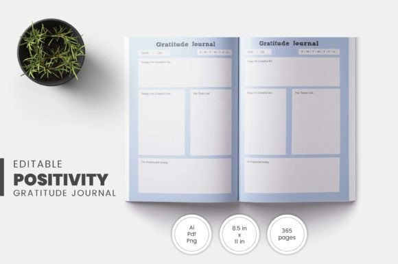 Download Daily Gratitude Planner | KDP Interior - Planner Collection