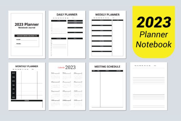 Download 2023 Planner Notebook Interior Journal - Planner Collection