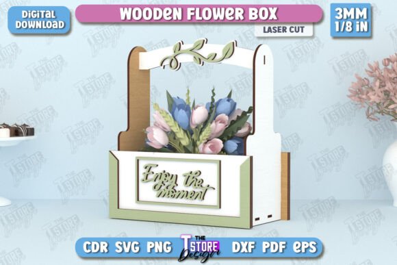 Download Flower Box | Mother's Day Gift Idea |CNC - Gift Collection