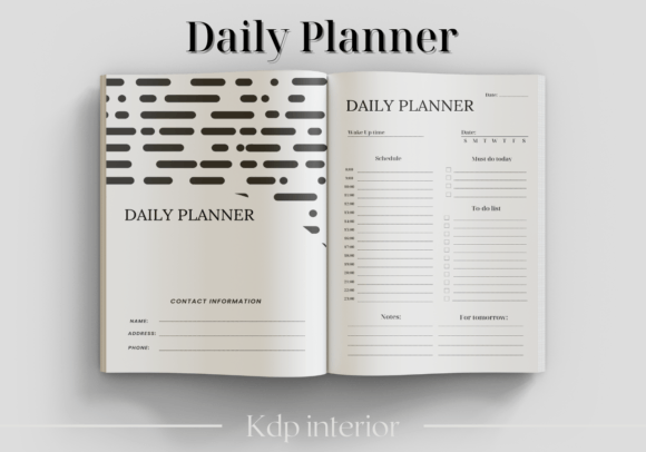 Download Daily Planner - KDP Interior - Planner Collection