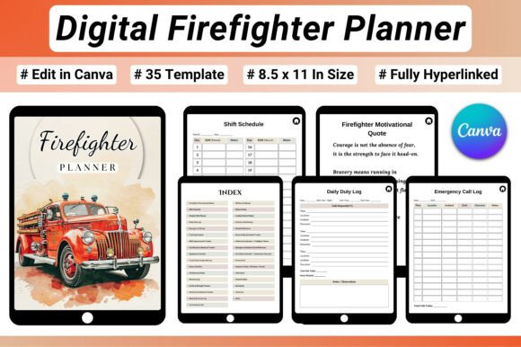 Download 🚒 Digital Firefighter Planner - Planner Collection