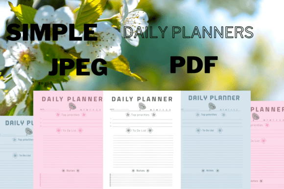 Download Best Simplest Daily Planner Freebie 51 - Planner Collection