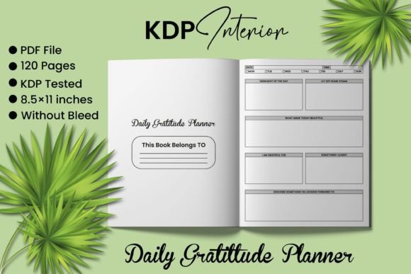 Download Daily Gratitude Planner Log Book - Planner Collection