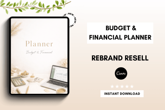 Download Budget &amp; Financial Planner Canva - Planner Collection