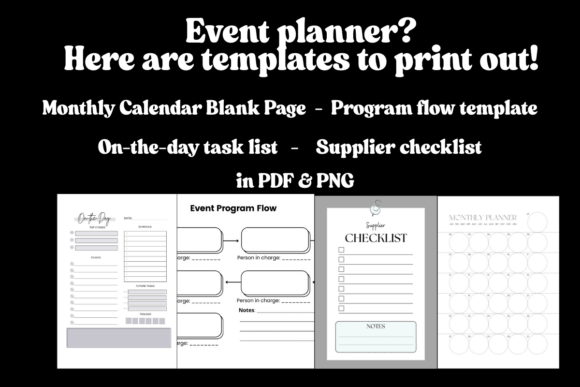 Download Event Planner Template Lists Printables - Planner Collection