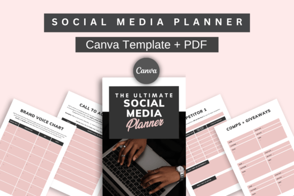 Download Social Media Planner Printable Canva - Planner Collection