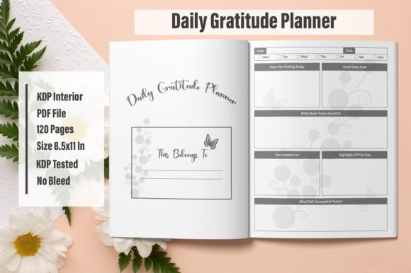 Download KDP Interior - Daily Gratitude Planner - Planner Collection