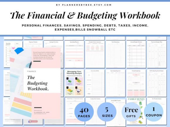 Download Digital Budget Planner, Finance Tracker - Planner Collection